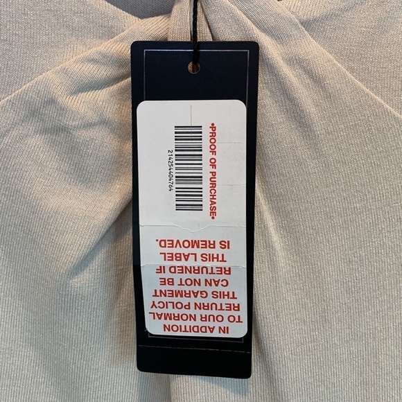 BCBGMAXAZRIA Adrean Twist Front Long Sleeve Top Women’s Size Large New w/ tags! - Picture 9 of 12